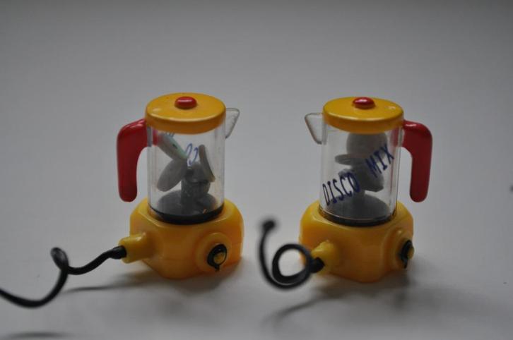 Miniatuur Vuilnisbak Mixer Tandpasta Tandenborstel, Antiek en Kunst, Curiosa en Brocante, Ophalen of Verzenden