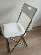 Mooie Opklapbare stoel, Huis en Inrichting, Stoelen, Overige materialen, Wit, Ophalen of Verzenden, Zo goed als nieuw