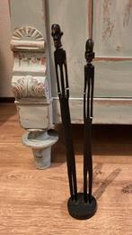 Prachtig Afrikaans beeld man en vrouw houtsnijwerk, Antiek en Kunst, Ophalen of Verzenden