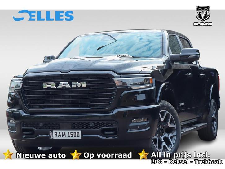Dodge Ram 1500 2025 3.0L HURRICANE LARAMIE SPORT | BPM VRIJ, Auto's, Dodge, Bedrijf, Te koop, RAM 1500, 4x4, ABS, Achteruitrijcamera