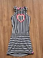 Z8 Iris maat 140/146 (hartje gestreept wit zwart jurk jurkje, Gebruikt, Meisje, Z8, Ophalen of Verzenden