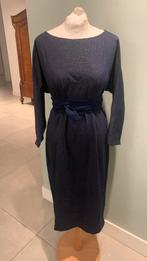 LaDress Caroline M navy glittertje zgan jurk travelstof sash, Maat 38/40 (M), Blauw, Ophalen of Verzenden, Zo goed als nieuw