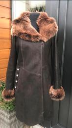 Nieuw Prachtige Lammy Coat maat 42 bont, Ophalen, Nieuw, Maat 42/44 (L), Bruin