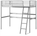 Hoogslaper Svarta, grijs incl. Bureau en plank, Ophalen, Gebruikt, Eenpersoons, 200 cm