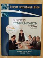 Business Communication Today - 9th Edition, Courtland L. Bovée, John V. Thill, Zo goed als nieuw, Alpha, HBO
