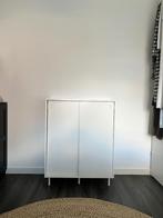 Kast met schuifdeuren wit, 101x80x35, Huis en Inrichting, Kasten | Dressoirs, 50 tot 100 cm, Met plank(en), 25 tot 50 cm, Modern