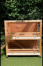 Groot konijnenhok (of kooi voor cavia's, knaagdieren), Dieren en Toebehoren, Ophalen, 110 cm of meer, Zo goed als nieuw, Hok