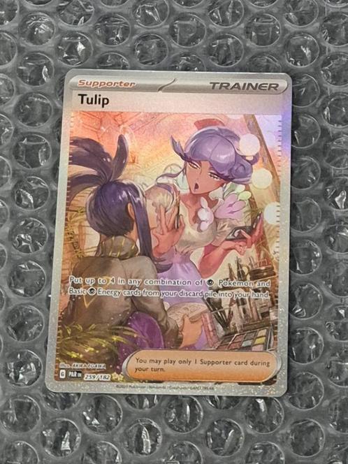Special Illustration Rare Tulip 259/182 Paradox Rift SIR, Hobby en Vrije tijd, Verzamelkaartspellen | Pokémon, Zo goed als nieuw