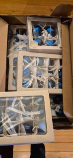 Kerstballen zilver en blauw met piek, Diversen, Kerst, Ophalen of Verzenden, Zo goed als nieuw