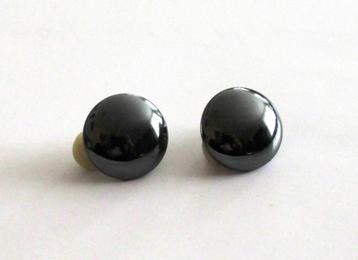 Mooie Hematiet clips oorbellen, nieuw.  beschikbaar voor biedingen