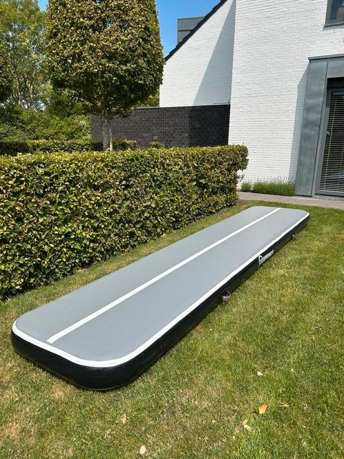 Airtrack 12 springs zo snel mogelijk, Sport en Fitness, Turnen, Zo goed als nieuw, Materiaal, Grijs, Ophalen of Verzenden