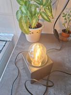 Philips Space Age Kubus Lamp - 35W, Gebruikt, Ophalen of Verzenden, Metaal, Modern
