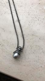 Mooie zilveren halsketting met parel van Rabinovich, Met hanger, Nieuw, Ophalen of Verzenden, Zilver