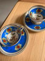 Twee Trianon kop en schotels, Ophalen