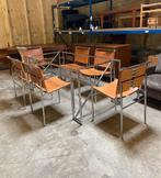 Eileen Gray DoubleX Roquebrune classicon design stoelen, Ophalen, Gebruikt