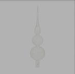 Glas | Transparant | 35 cm | Warm wit LED | op batterijen, Diversen, Kerst, Ophalen of Verzenden, Nieuw