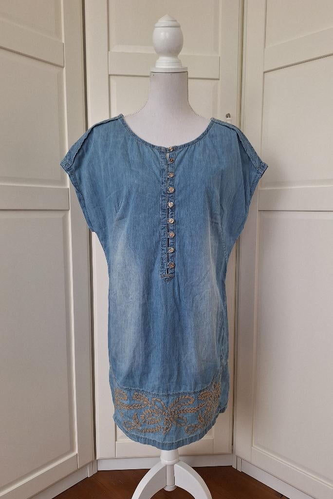 DIDI jeans denim spijker tuniek jurk, maat S (valt als L), Kleding | Dames, Blauw, Didi, Ophalen of Verzenden, Maat 36 (S)