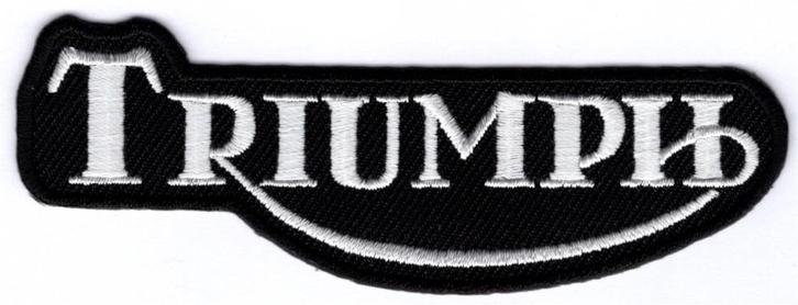 Triumph stoffen opstrijk patch embleem #5, Motoren, Accessoires | Overige, Nieuw, Verzenden