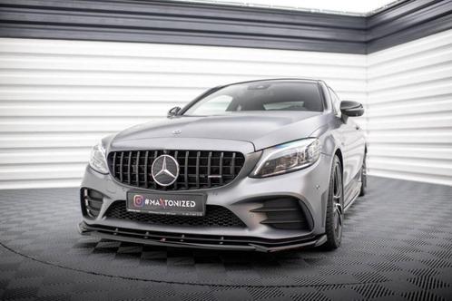Voorlip diffuser sideskirts C-Klasse C43 AMG Sedan W205 18+, Auto diversen, Tuning en Styling, Ophalen of Verzenden
