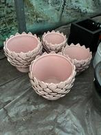 Bloem potten partij, Ophalen, Rond, Zo goed als nieuw, Aardewerk