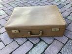 Koffer bruin retro vintage, Ophalen, Zo goed als nieuw