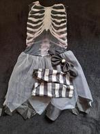 Nieuw skelet jurkje 128, Kinderen en Baby's, Carnavalskleding en Verkleedspullen, Nieuw, Meisje, 122 t/m 128, Ophalen