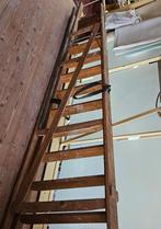 Inklapbare houten trap, steektrap, molenaarstrap 195 cm, Doe-het-zelf en Verbouw, Ladders en Trappen, Ophalen, Minder dan 2 meter