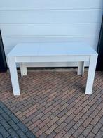 Witte Eettafel 140x74,5x76cm - Nieuw!, Antiek en Kunst, Ophalen of Verzenden