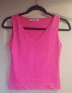 Neon roze top met sexy V-hals, Maat 38/40 (M), Nieuw, Ophalen of Verzenden, Roze