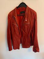 Rode leren jas, Maat 38/40 (M), Ophalen of Verzenden, Zo goed als nieuw, Jasje
