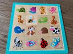 Houten dieren puzzel van Goula, 2 tot 4 jaar, 10 tot 50 stukjes, Ophalen of Verzenden, Zo goed als nieuw