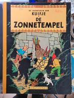 Kuifje - De zonnetempel  1966 1ste reeks linnen rug, Boeken, Stripboeken, Gelezen, Ophalen of Verzenden