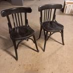 oude caféstoelen, Ophalen, Gebruikt, Bruin, Eén