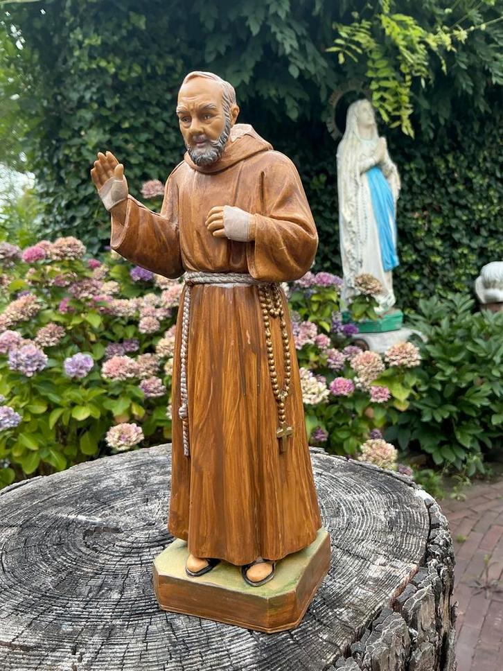 Mooi heiligenbeeld ❤️ Pater Pio, Antiek en Kunst, Antiek | Religie, Ophalen of Verzenden