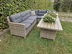 Zeer nette diningeset met hoge tafel, ., Ophalen of Verzenden, Zo goed als nieuw, Wicker