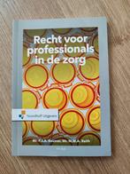 M.M.A. Reith - Recht voor professionals in de zorg, Ophalen, Zo goed als nieuw, M.M.A. Reith; F.J.A. Beumer
