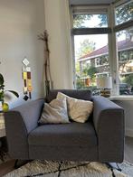 Bank Henders & Hazel fauteuil loveseat antraciet, Huis en Inrichting, Fauteuils, Ophalen, Gebruikt, 75 tot 100 cm, 100 tot 125 cm