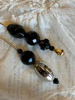 Antieke hoedenspelden geslepen git, Sieraden, Tassen en Uiterlijk, Antieke sieraden, Ophalen of Verzenden, Overige materialen