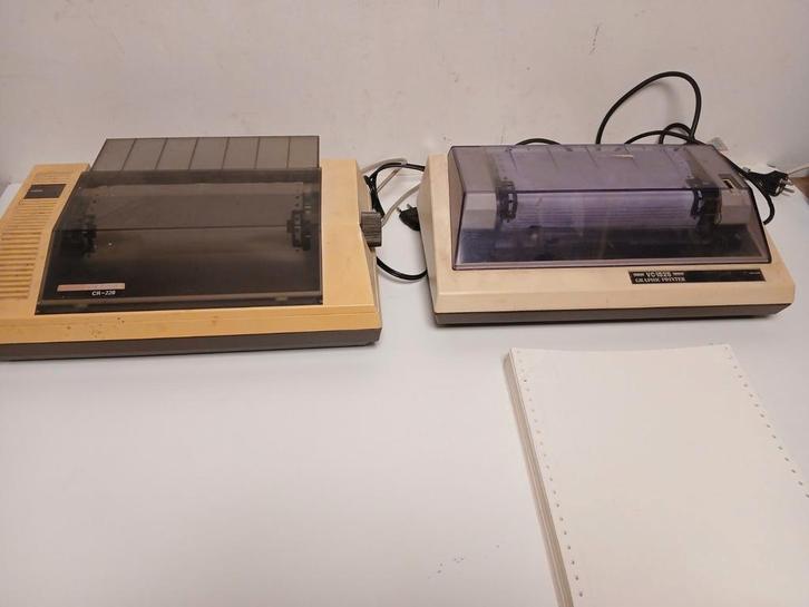 2x dot matrix printers comrex cr-220 en commodore vc-1525, Computers en Software, Vintage Computers, Ophalen of Verzenden