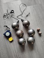 Petanque set, zware metalen ballen(ophalen Zuidhorn), Sport en Fitness, Ophalen, Gebruikt, Bal