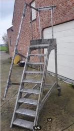Mooie grote platform trap met wielen, Doe-het-zelf en Verbouw, Ladders en Trappen, Ophalen, Gebruikt, Trap, Opvouwbaar of Inschuifbaar