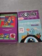 Squla Aardrijkskunde Wereld - Leerzaam spel!, Hobby en Vrije tijd, Gezelschapsspellen | Bordspellen, Ophalen, Zo goed als nieuw