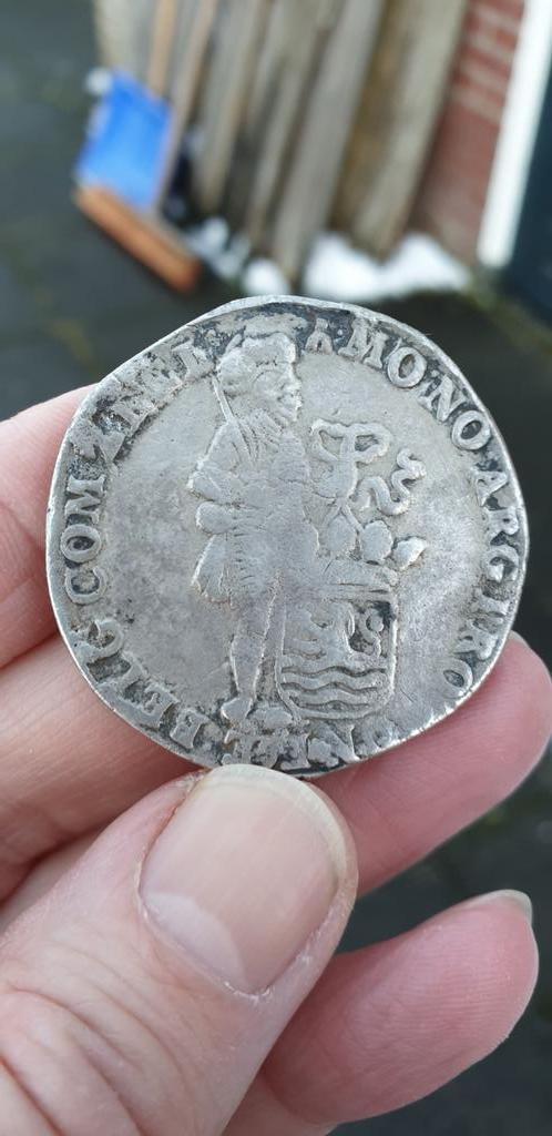 Bodemvondst Mooie Zilveren Dukaat Zeeland 1707 !!, Vóór koninkrijk, Zilver, Losse munt, Overige waardes