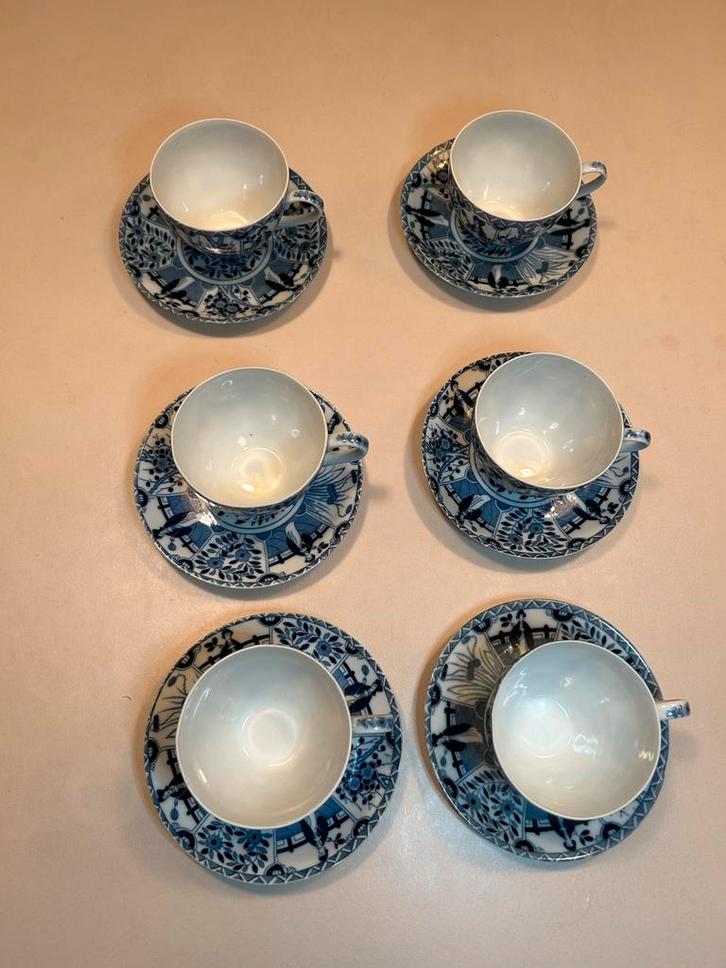 Arita Koffiekopjes (Japan) 6 stuks, Antiek en Kunst, Antiek | Porselein, Ophalen