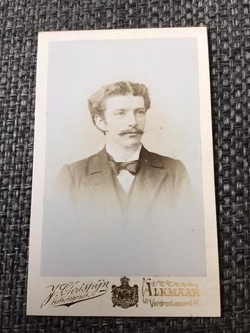 CDV, Man, J. Chrispijn, Alkmaar, Carte de Visite beschikbaar voor biedingen