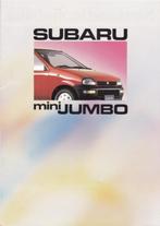 Brochure Subaru Mini Jumbo 07-1990 NEDERLAND, Boeken, Auto's | Folders en Tijdschriften, Gelezen, Subaru, Overige merken, Ophalen of Verzenden