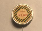 Metalen KLM KON. LUCHTVAART MIJ. Speld (Rood/Wit/Geel/Zwart), Verzenden, Zo goed als nieuw, Sport, Speldje of Pin