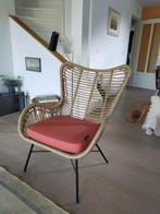 Wicker loungestoel, Tuin en Terras, Tuinsets en Loungesets, Zo goed als nieuw, Loungeset, Wicker, Stoel