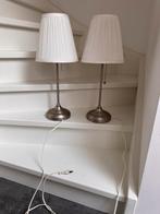 Twee nachtlampen ikea wit/zilver, Ophalen, Minder dan 50 cm