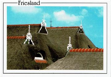 Ansichtkaart Friesland, boerendakken beschikbaar voor biedingen